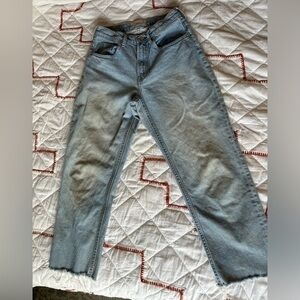 Everlane Jeans Womens 25 Ankle High Rise Straight Mud‎ Wash